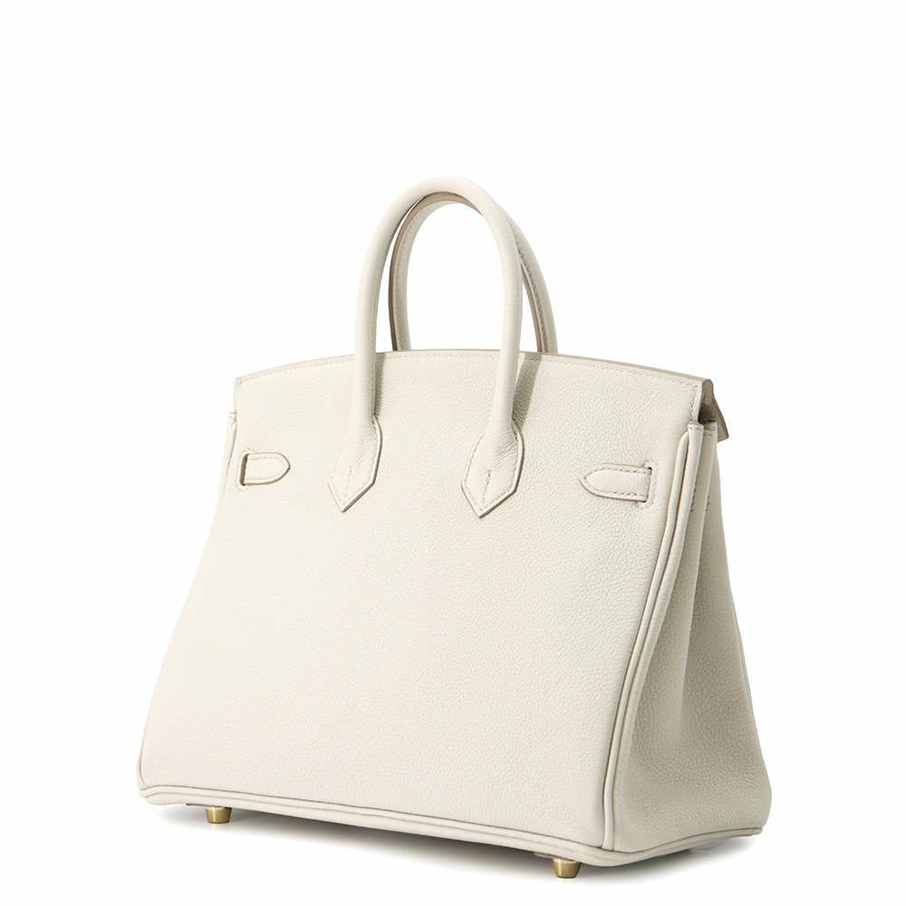 エルメス バーキン25 べトン/ゴールド金具 トゴ W刻印 HERMES Birkin ハンドバッグ