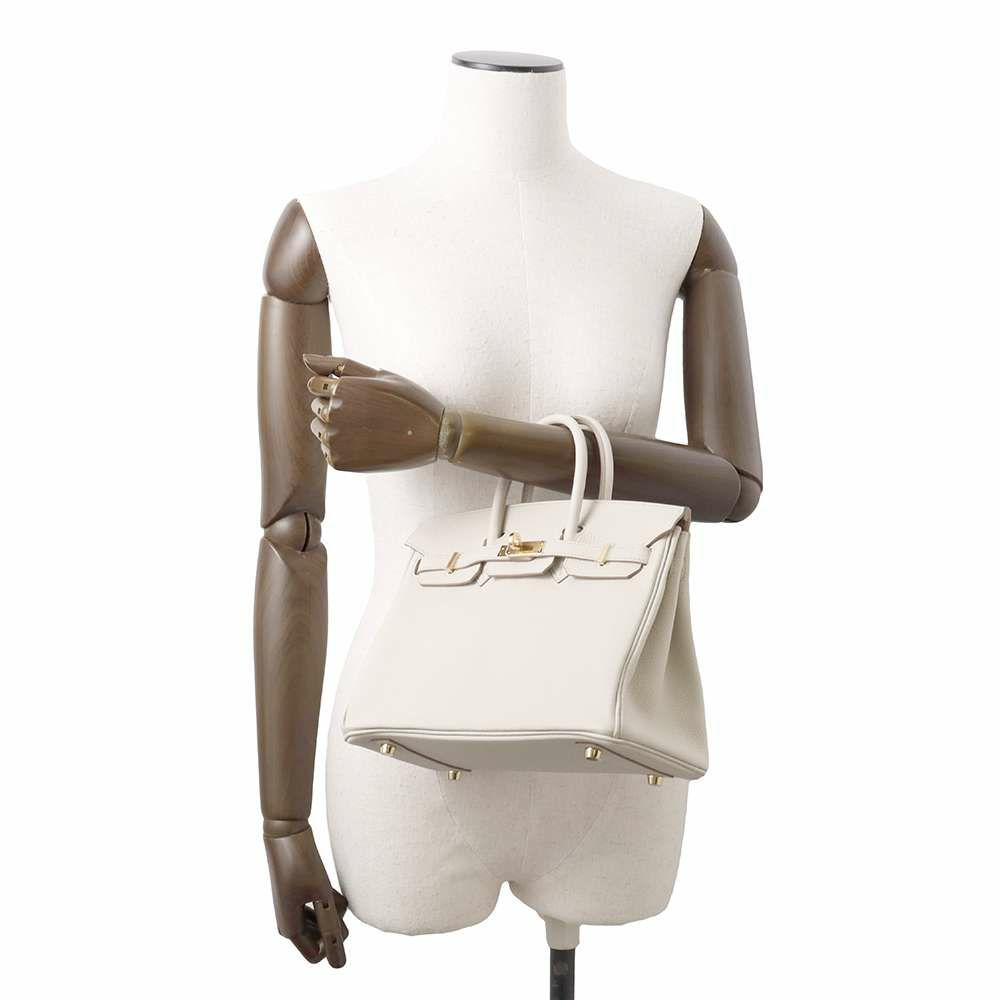 エルメス バーキン25 べトン/ゴールド金具 トゴ W刻印 HERMES Birkin ハンドバッグ