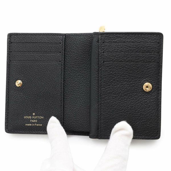 ルイヴィトン 二つ折り財布 モノグラム・アンプラント ポルトフォイユ・クレア M80151 LOUIS VUITTON ブラック 黒