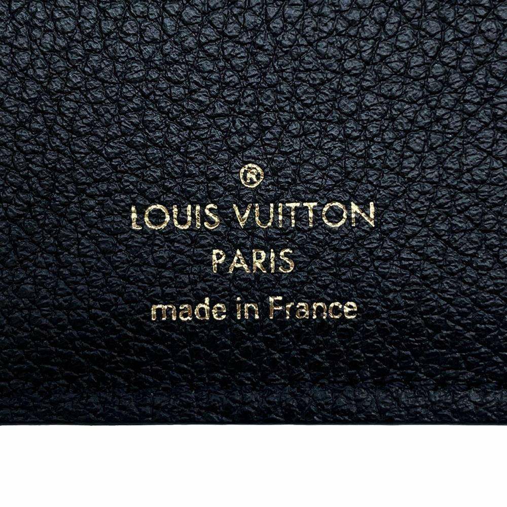 ルイヴィトン 二つ折り財布 モノグラム・アンプラント ポルトフォイユ・クレア M80151 LOUIS VUITTON ブラック 黒