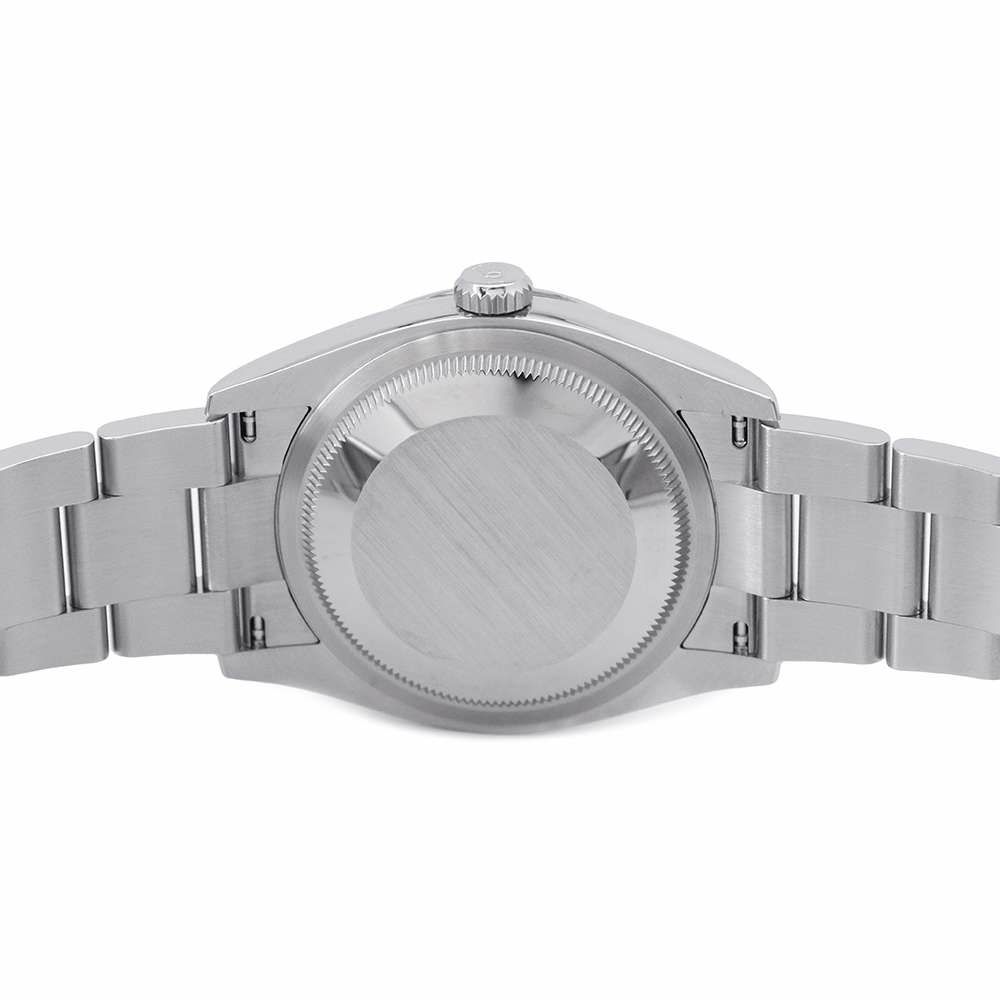 ロレックス デイトジャスト36 SS/K18WG ランダムシリアル ルーレット 126234 ROLEX 腕時計 ブライトブラック文字盤