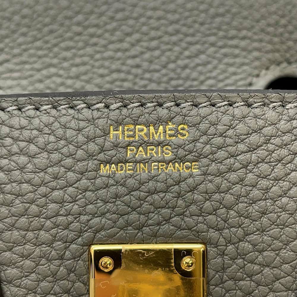 エルメス バーキン25 グリメイヤー/ゴールド金具 トゴ W刻印 HERMES Birkin ハンドバッグ