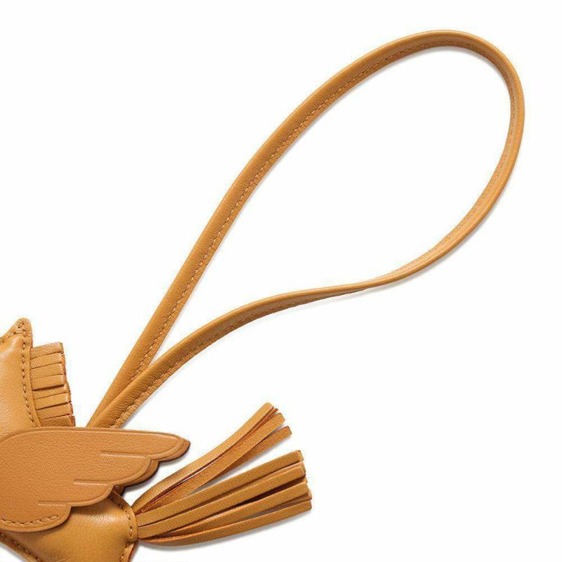 エルメス バッグチャーム ロデオPM ペガサス セサミ ラムスキン B刻印