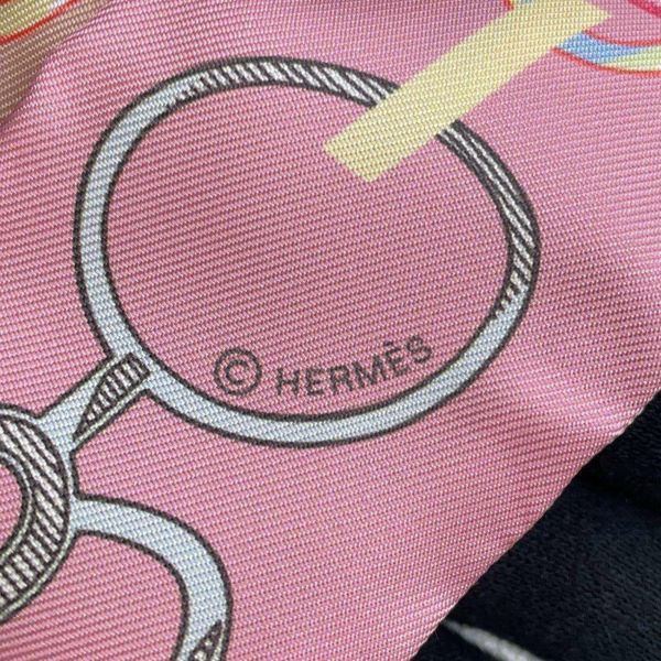 エルメス スカーフ ツイリー ド・レ・ブックル Do Re Boucles HERMES シルク 2023春夏