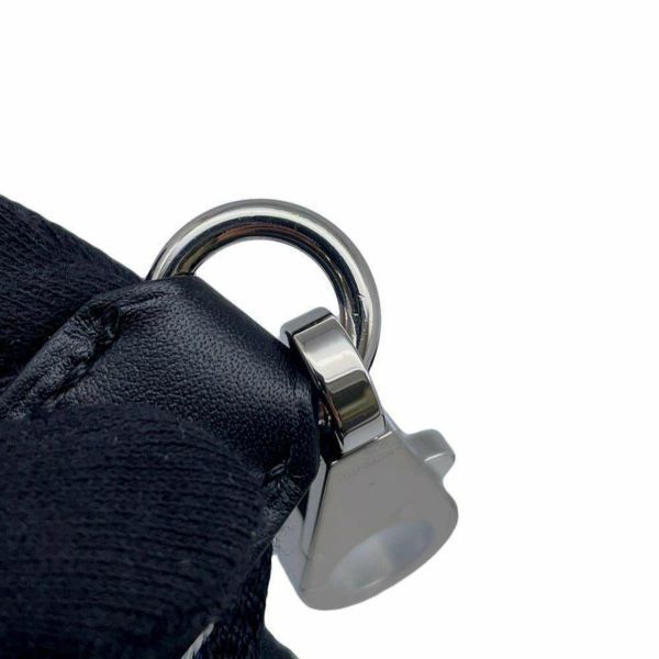 エルメス ショルダーストラップ バンドリエール サングル アレグロ ブラック/バンブー/ホワイト/ブルーインディゴ/シルバー金具 Z刻印