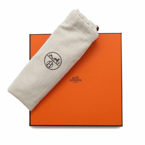 エルメス ショルダーストラップ バンドリエール サングル アレグロ ブラック/バンブー/ホワイト/ブルーインディゴ/シルバー金具 Z刻印