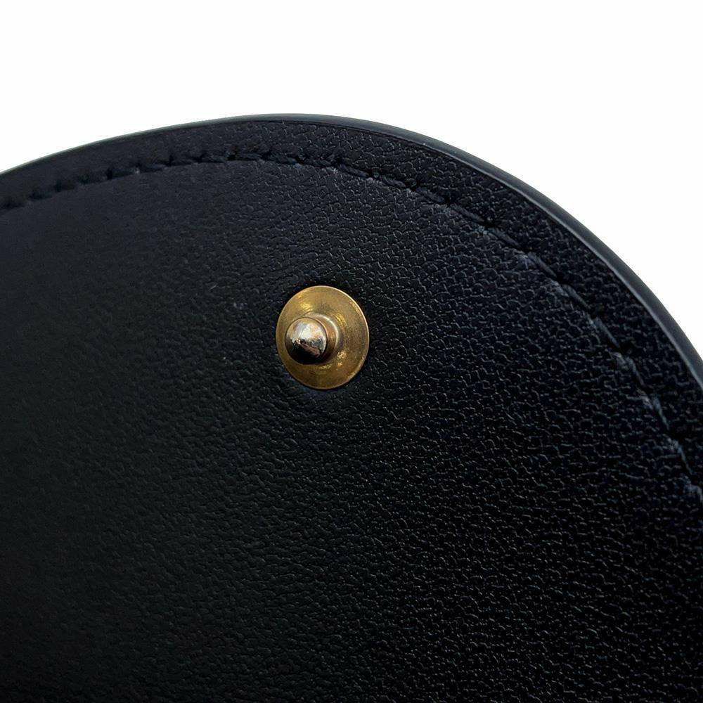 クリスチャン・ディオール チェーンウォレット サドル ロング レザー S5614CBAA Christian Dior 黒