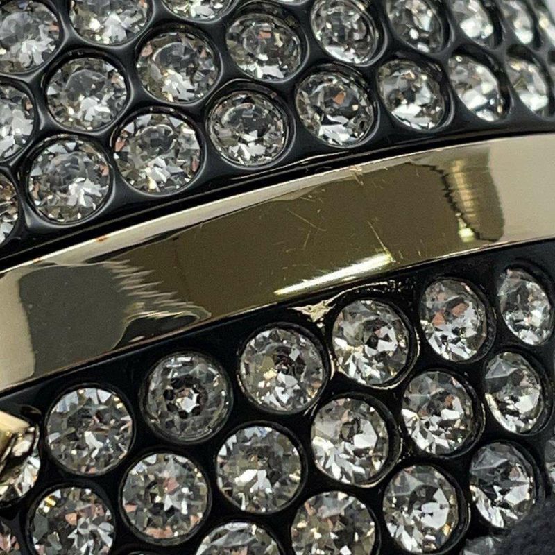 シャネル リップケース ラインストーン B21 K AB7103 CHANEL チェーン 黒