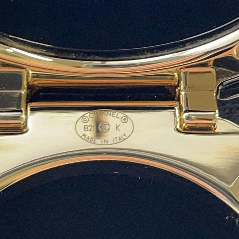 シャネル リップケース ラインストーン B21 K AB7103 CHANEL チェーン 黒