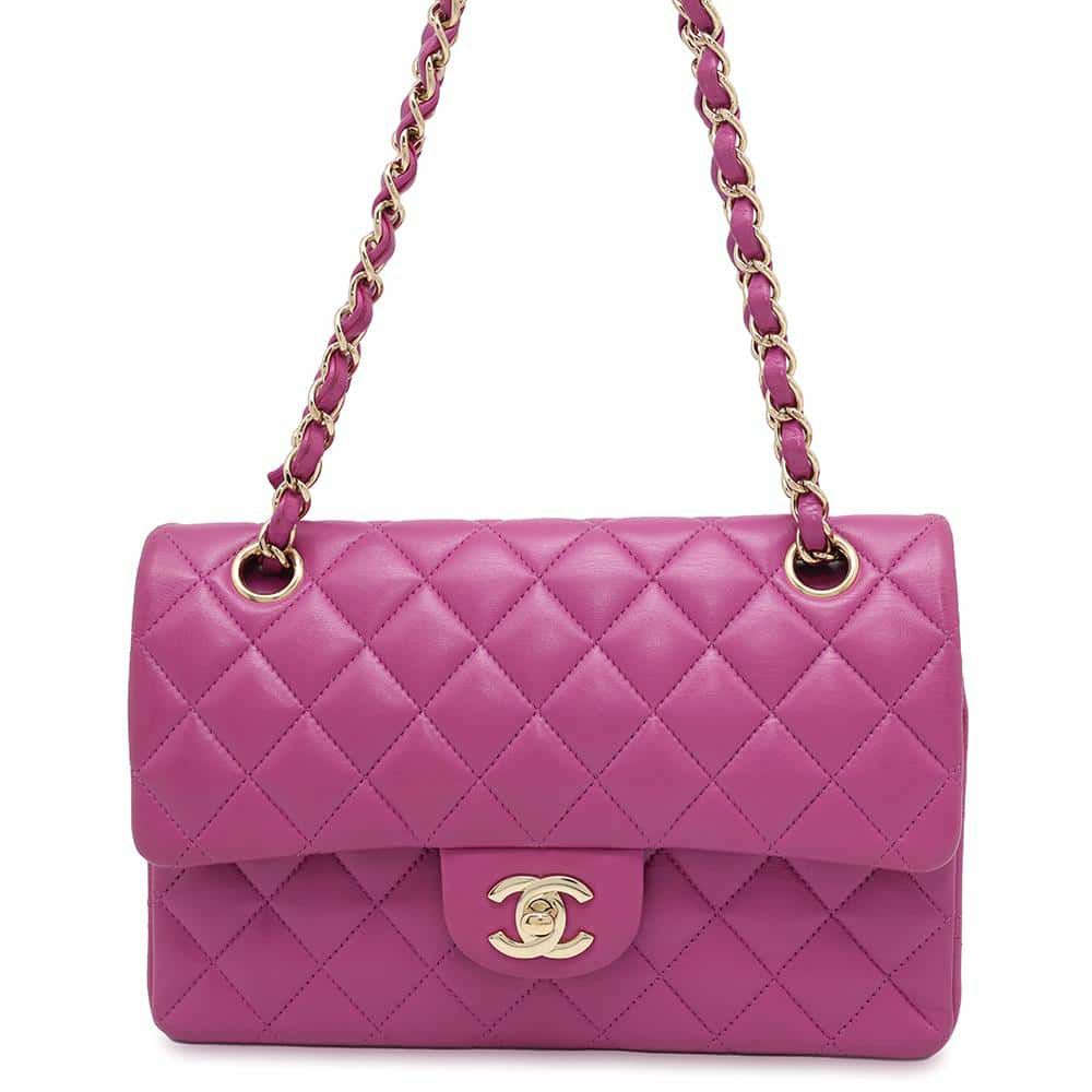 シャネル チェーンショルダーバッグ マトラッセ23 ココマーク ダブルフラップ ラムスキン A01113 CHANEL