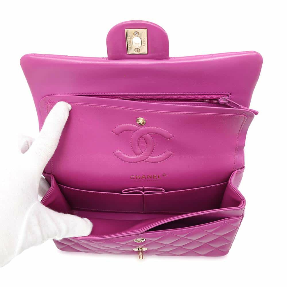 シャネル チェーンショルダーバッグ マトラッセ23 ココマーク ダブルフラップ ラムスキン A01113 CHANEL