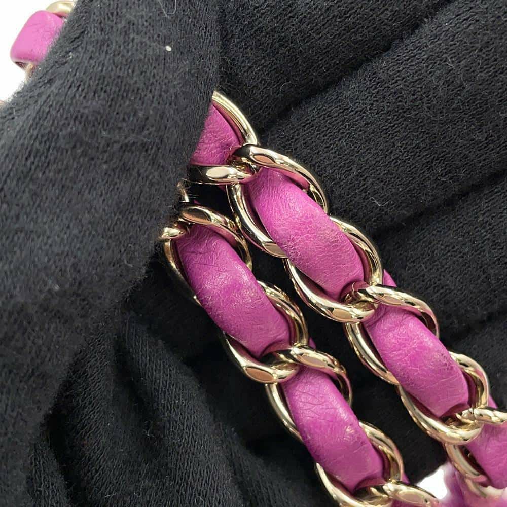 シャネル チェーンショルダーバッグ マトラッセ23 ココマーク ダブルフラップ ラムスキン A01113 CHANEL