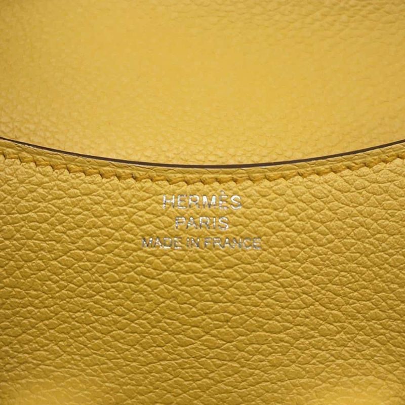 エルメス 財布 コンスタンス スリム サン/ニューブルージーン/シルバー金具 エバーカラー W刻印 HERMES 財布