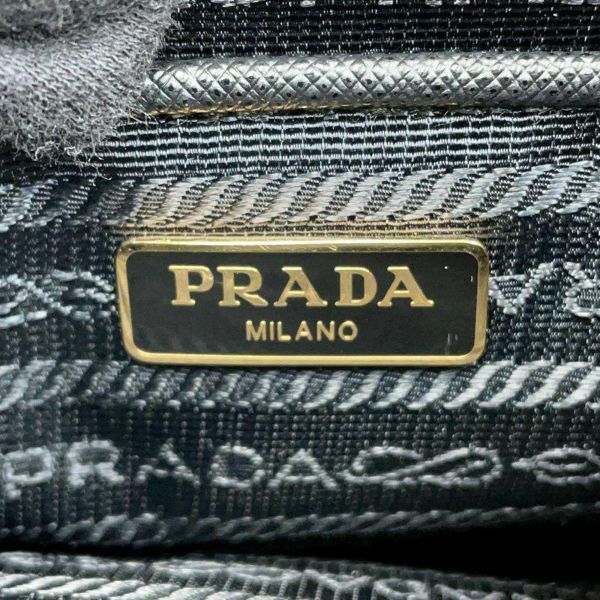 プラダ ショルダーバッグ トライアングルロゴ ナイロン 1BH933 PRADA 黒