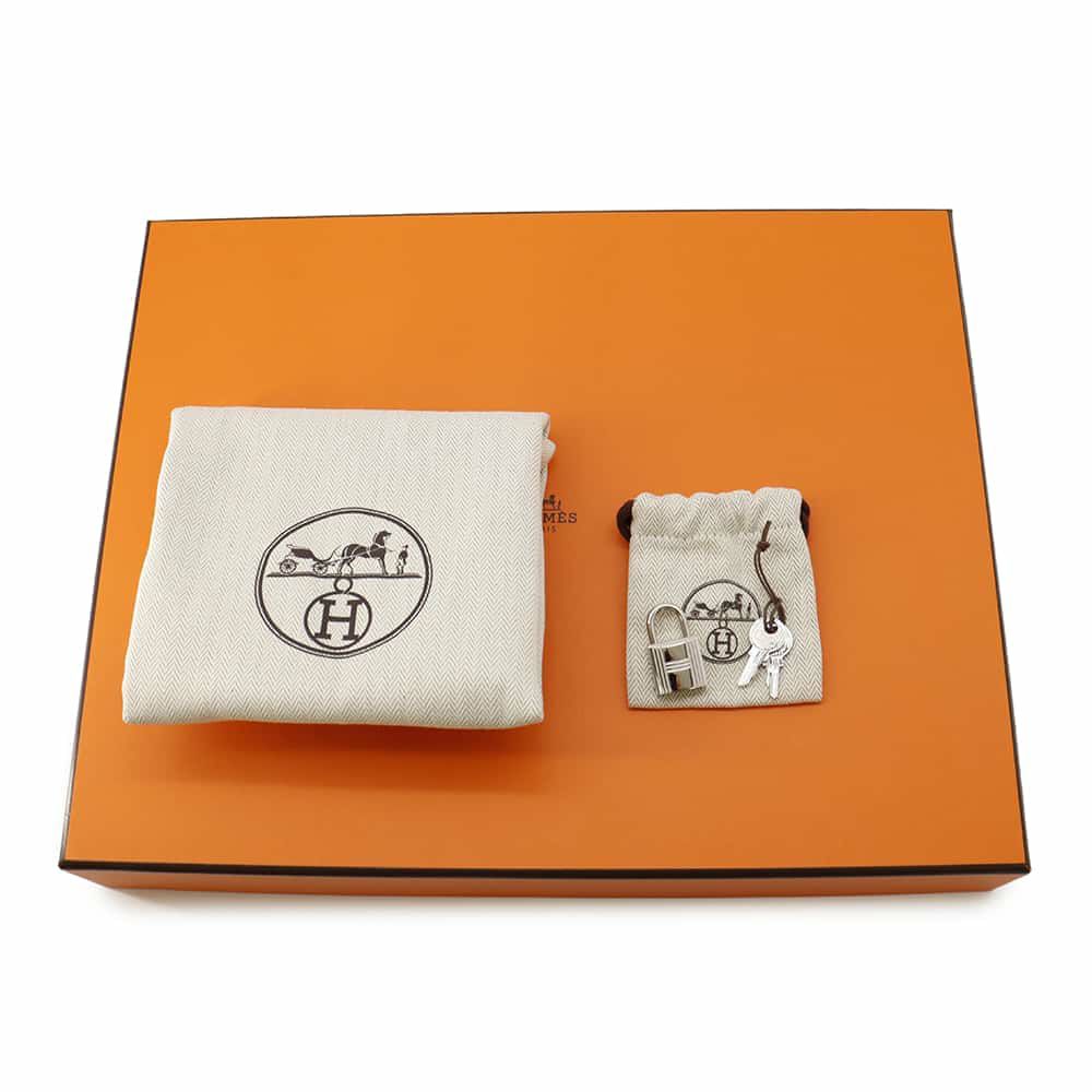 エルメス ハンドバッグ ピコタンロックMM エトゥープ/シルバー金具 トリヨンクレマンス B刻印