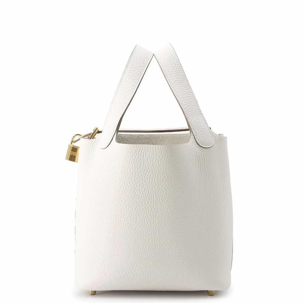 エルメス ハンドバッグ ピコタンロックPM グリスペール/ゴールド金具 トリヨンクレマンス W刻印