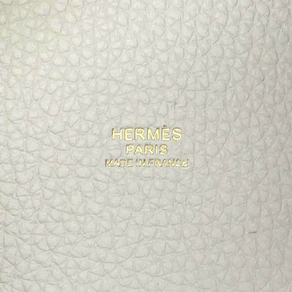 エルメス ハンドバッグ ピコタンロックPM グリスペール/ゴールド金具 トリヨンクレマンス W刻印