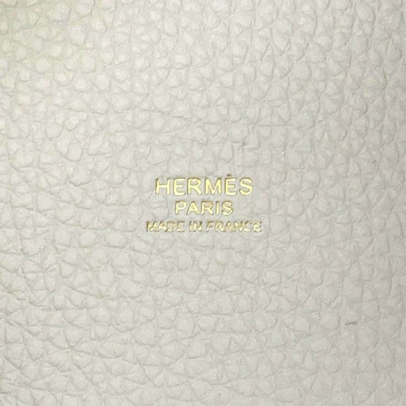 エルメス ハンドバッグ ピコタンロックPM グリスペール/ゴールド金具 トリヨンクレマンス W刻印
