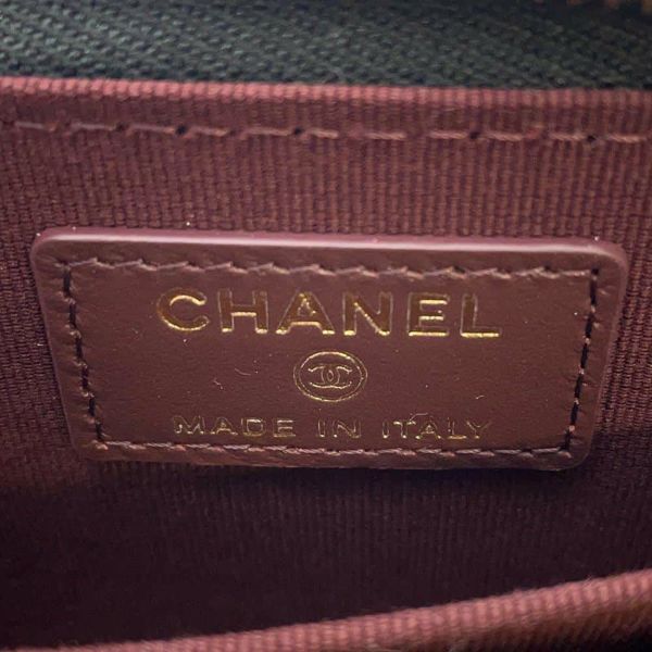 シャネル コインケース マトラッセ ココマーク キャビアスキン AP0216 財布 小銭入れ ラウンドファスナー 黒