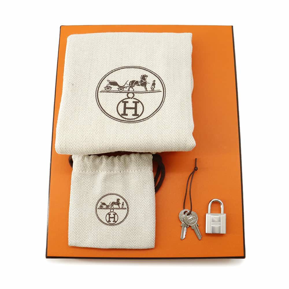 エルメス ハンドバッグ ピコタンロックPM グリモワイヤン/ブラック/シルバー金具 フェルト/スイフト U刻印 黒