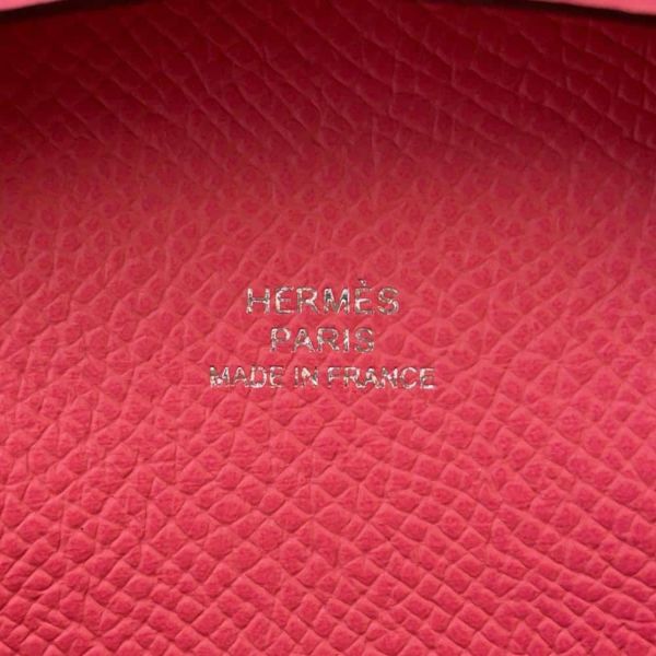エルメス コインケース バスティア ローズアザレ エプソン W刻印 HERMES 財布