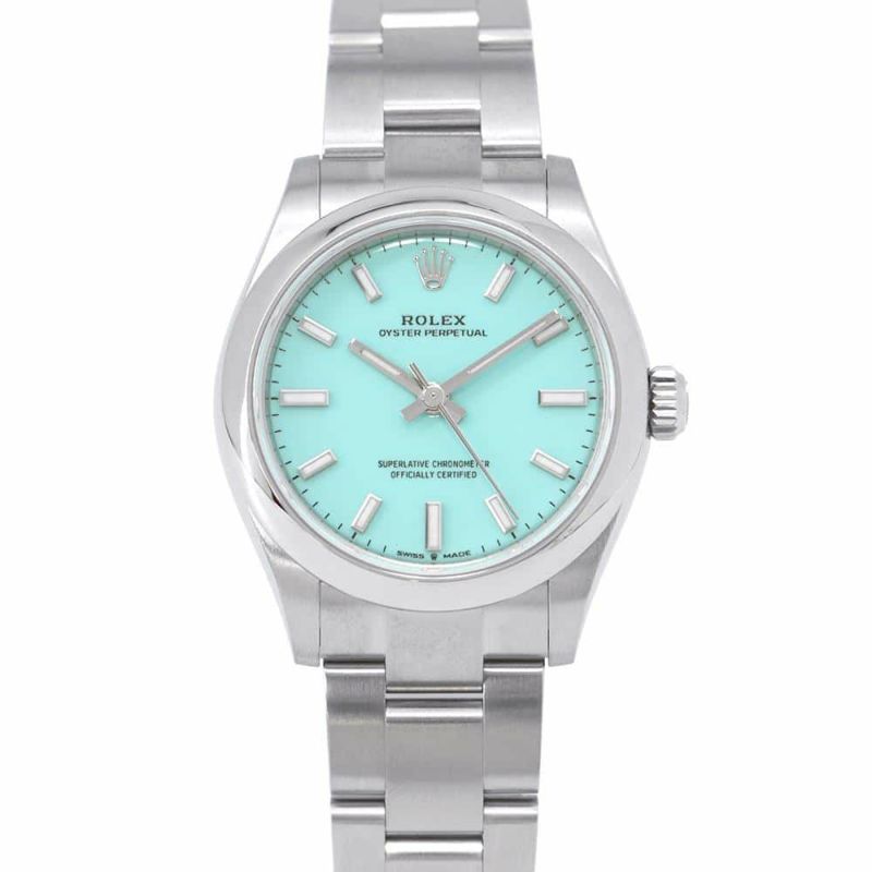 ロレックス オイスターパーペチュアル31 277200 ROLEX 腕時計 ターコイズブルー文字盤