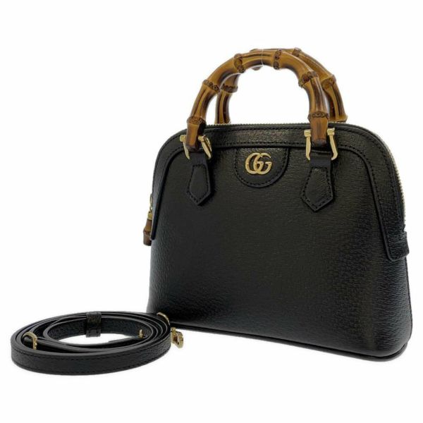 グッチ ハンドバッグ ダイアナ ミニ レザー バンブー 715775 GUCCI ...