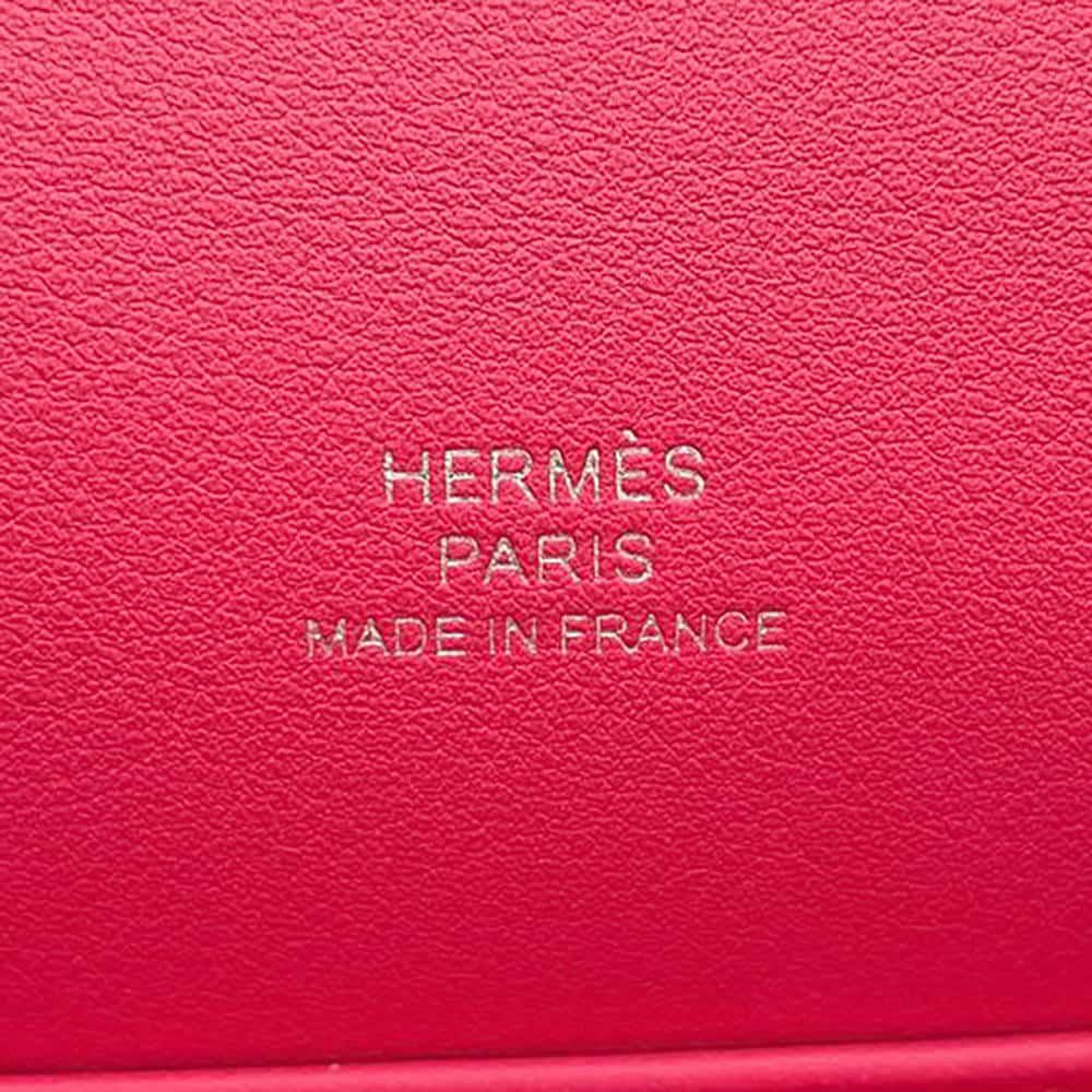 エルメス ハンドバッグ ポシェットケリー ローズエクスリーム/シルバー金具 スイフト W刻印