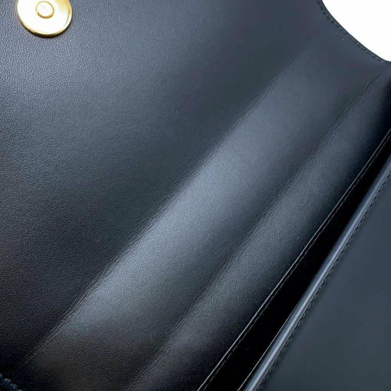 クリスチャン・ディオール ハンドバッグ CD シグネチャー ミニ S2209UMFV 2wayショルダーバッグ 黒 セール品