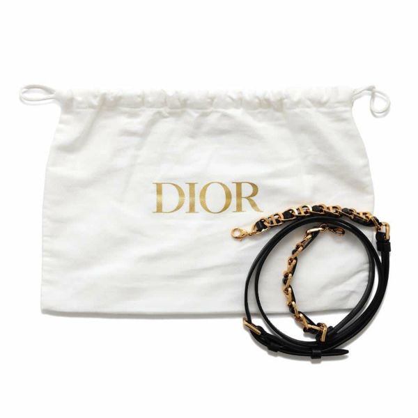 クリスチャン・ディオール ハンドバッグ CD シグネチャー ミニ S2209UMFV 2wayショルダーバッグ 黒 セール品