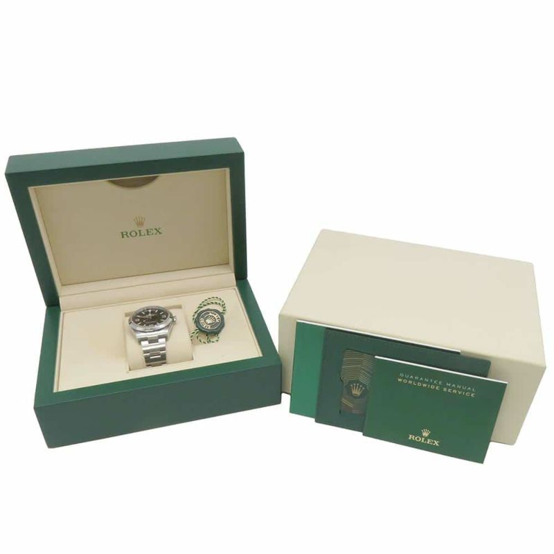 ロレックス エクスプローラー1 ランダムシリアル ルーレット 124270 ROLEX 腕時計 ウォッチ 黒文字盤