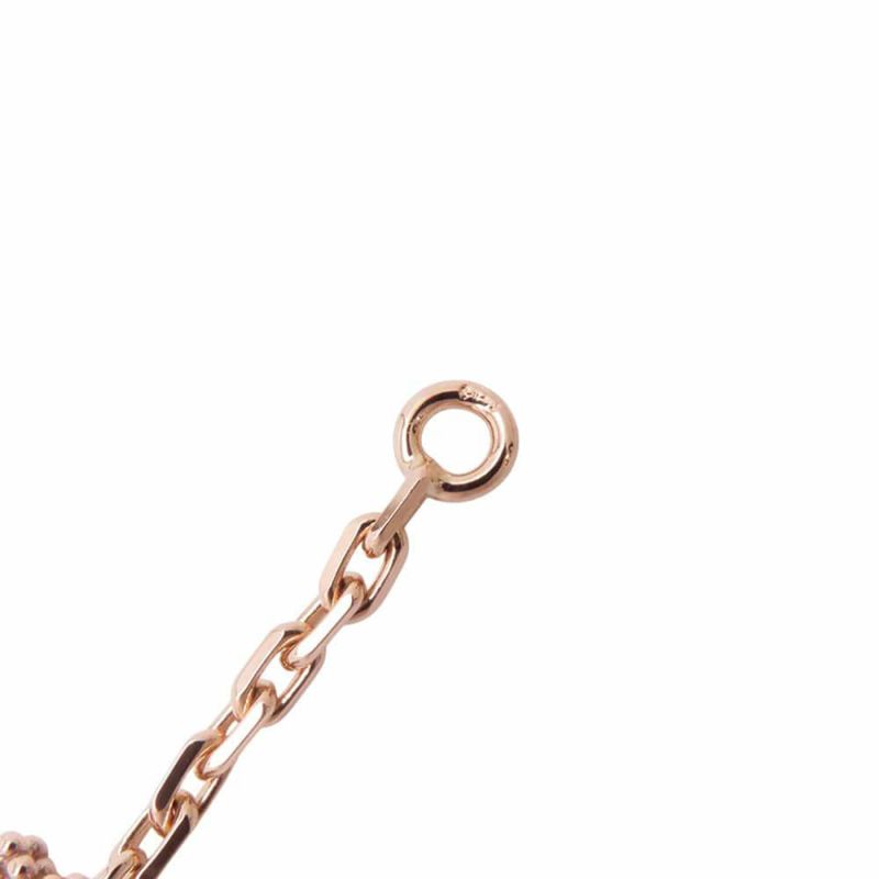 ヴァンクリーフ&アーペル ブレスレット ラッキースプリング 5モチーフ オニキス カーネリアン マザーオブパール K18PG VCARP7RR00