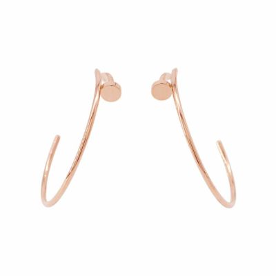 カルティエ ピアス ジュスト アン クル フープ イヤリング ラージ K18PGピンクゴールド B8301211 Cartier フープピアス ジュエリー 安心保証
