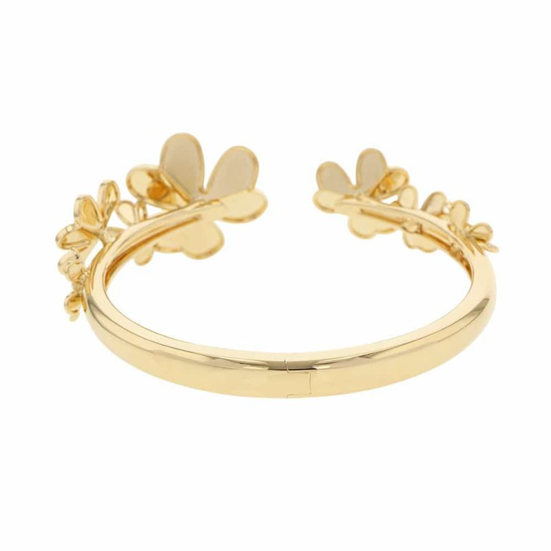 ヴァンクリーフ&アーペル ブレスレット フリヴォル 7フラワー ミディアム ダイヤモンド 9P 0.54ct K18YGイエローゴールド VCARP6L200