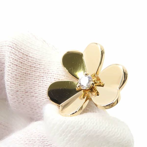 ヴァンクリーフ&アーペル ピアス フリヴォル イヤリング スモール ダイヤモンド 2P 0.17ct K18YGイエローゴールド VCARB65700