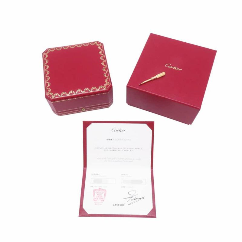 カルティエ ブレスレット ラブブレス クラシック ダイヤ 4P 計0.42ct K18PGピンクゴールド サイズ16 B6069916 LOVEブレスレット バングル