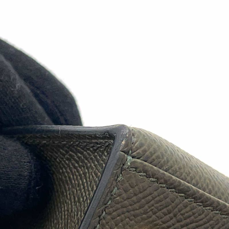 エルメス ハンドバッグ ケリー25 外縫い ヴェールグリス/ゴールド金具 エプソン Z刻印 2wayショルダー