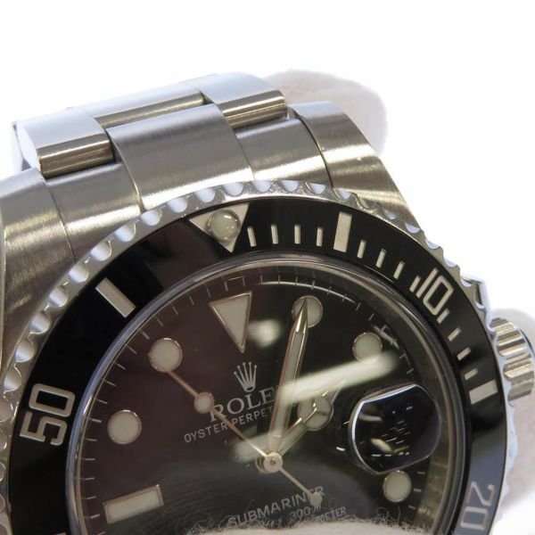ロレックス サブマリーナ デイト ランダムシリアル ルーレット 116610LN ROLEX 腕時計 ウォッチ 黒文字盤
