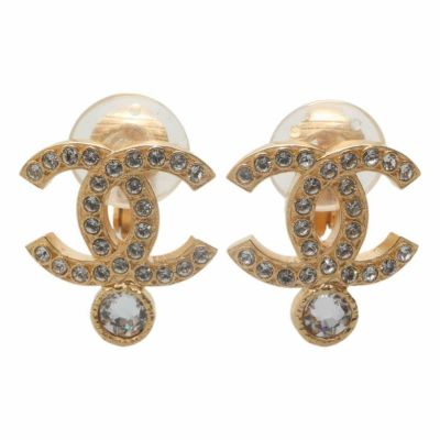 シャネル イヤリング ココマーク ラインストーン 22 A CHANEL アクセサリー