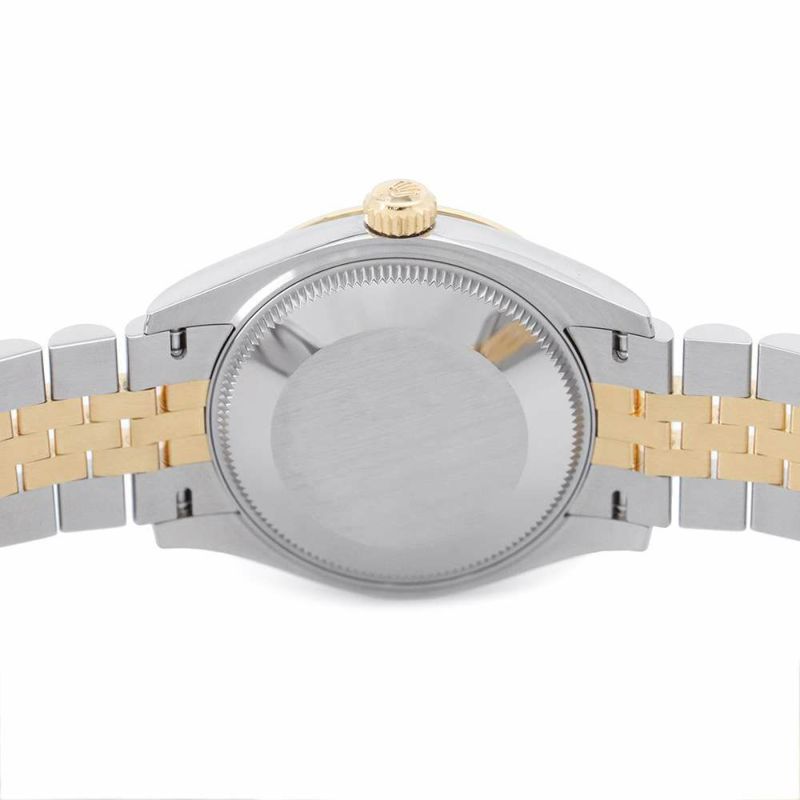 ロレックス デイトジャスト31 SS/K18YG VIダイヤ 278273 ダークグレー文字盤 ローマン