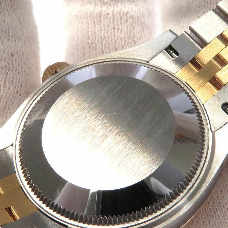 ロレックス デイトジャスト31 SS/K18YG VIダイヤ 278273 ダークグレー文字盤 ローマン