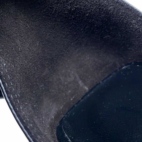 エルメス サンダル イリュージョン レザー レディースサイズ35 HERMES 靴 黒