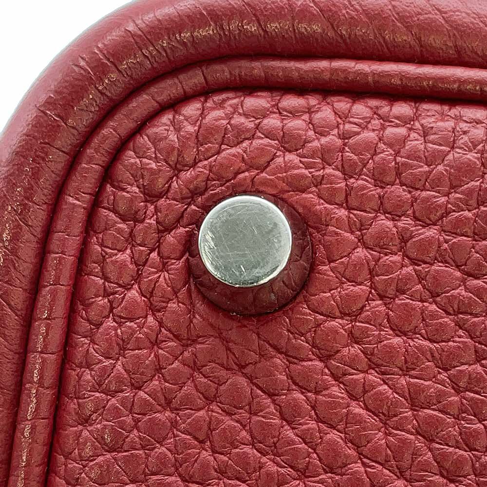 エルメス ハンドバッグ ピコタンロックPM ルージュガランス/シルバー金具 トリヨンクレマンス □R刻印