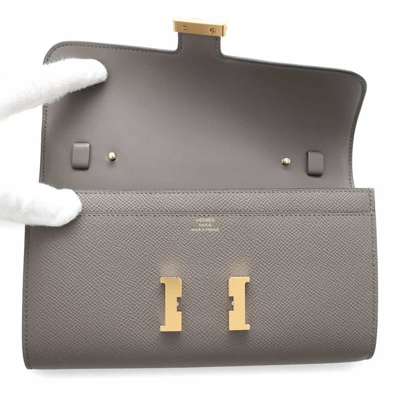 エルメス 長財布 コンスタンス トゥーゴー ロング エタン/ゴールド金具 エバーカラー W刻印