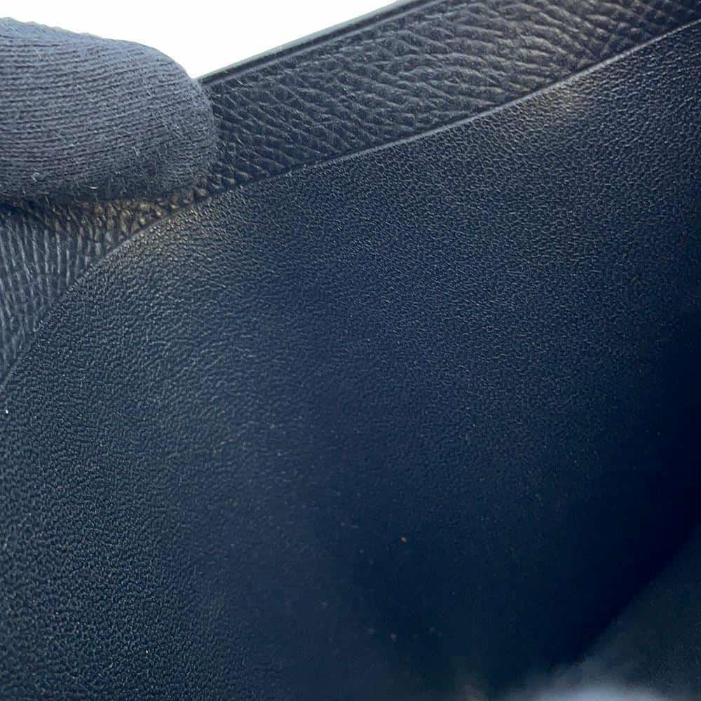 エルメス 三つ折り財布 ベアンコンビネ ブラック/ゴールド金具 エプソン W刻印 HERMES 財布