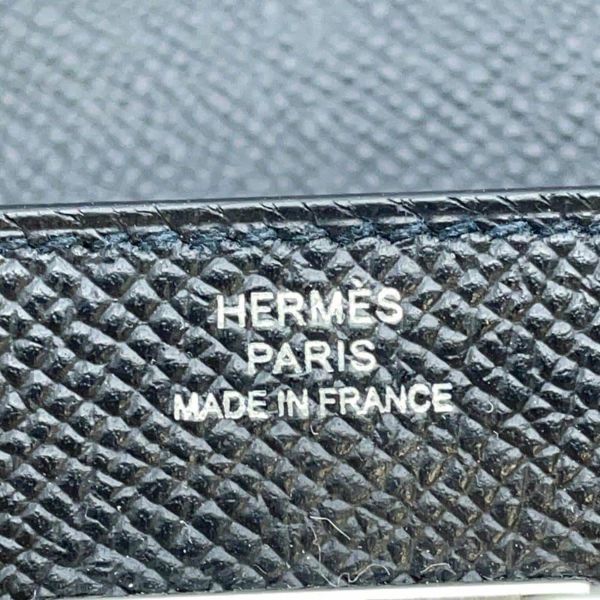 エルメス ケリーウォレット ロング トゥーゴー ブラック/シルバー金具 エプソン W刻印 HERMES 黒