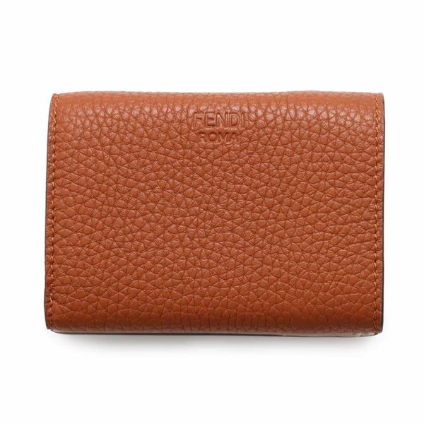 フェンディ 三つ折り財布 ピーカブー レザー 8M0426 FENDI 財布 マイクロウォレット