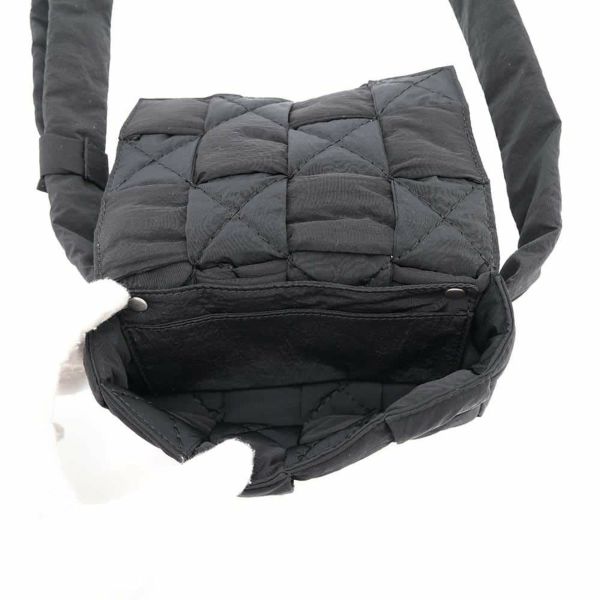ボッテガヴェネタ ボディバッグ パデットカセット ナイロン 679763 BOTTEGA VENETA バッグ 黒