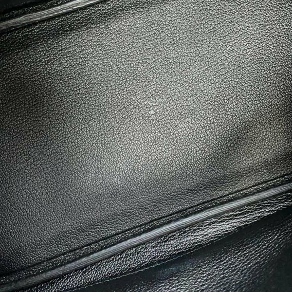 エルメス バーキン25 ブラック/ゴールド金具 トゴ U刻印 HERMES Birkin ハンドバッグ 黒