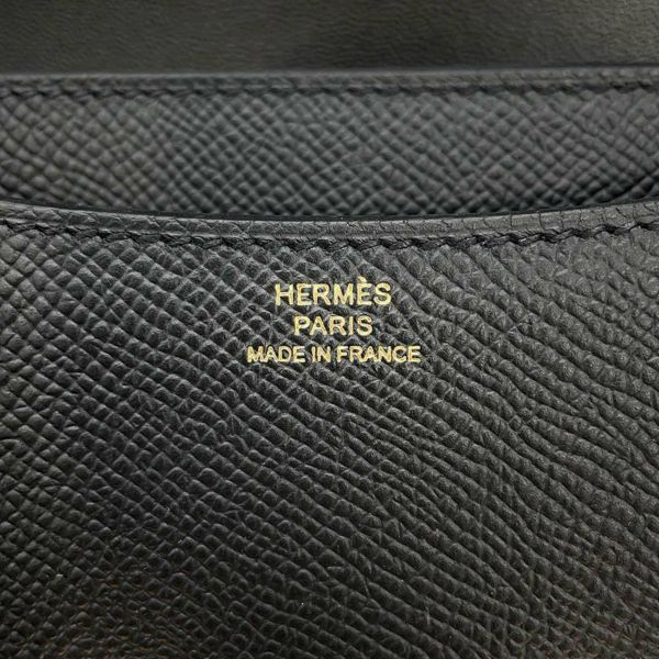 エルメス ミニ コンスタンス3 ミロワール ブラック/ピンクゴールド金具 エプソン W刻印 黒